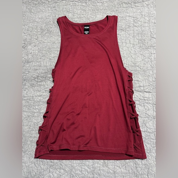 KNOCKOUT BY VICTORIA'S SECRET SPORT Capri Tank VS Matching Set Burgandy Red XS - Picture 2 of 9